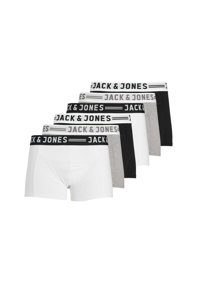 

Ретро шорты / брюки 6 шт. в упаковке Jack & Jones, серый