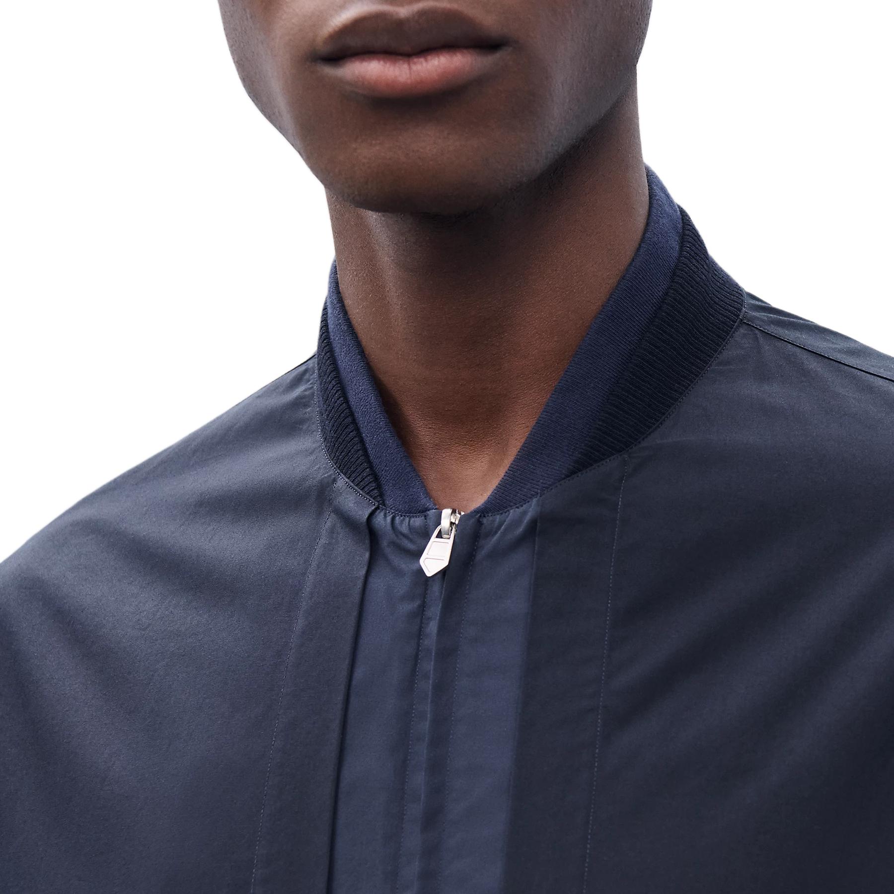 HERMES Куртка SS25 мужская морская синяя, Marine Blue — фото 4
