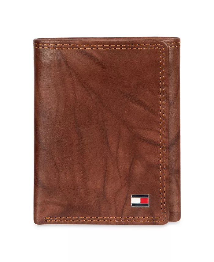 

Мужской трискладывающийся кошелек с полосками в виде лент Tommy Hilfiger