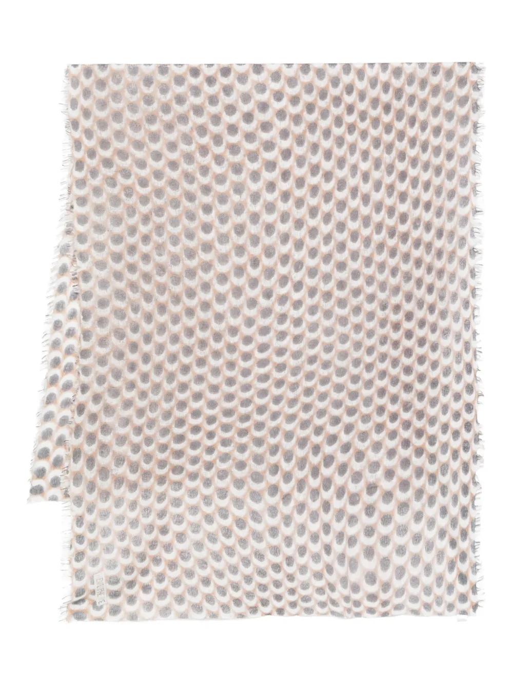 

Шарф с геометричным узором Hemisphere, нейтральный