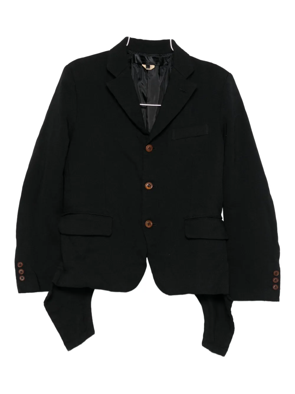 

Однобортный пиджак COMME DES GARCONS, черный