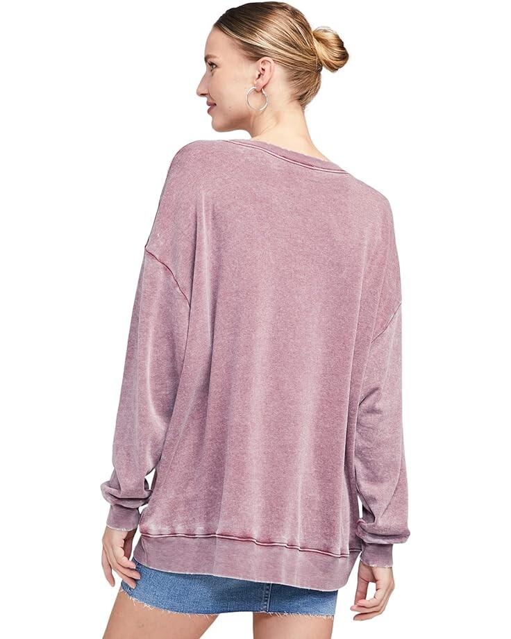 

Толстовка Wildfox Frisky Roadtrip Sweatshirt, цвет Fig