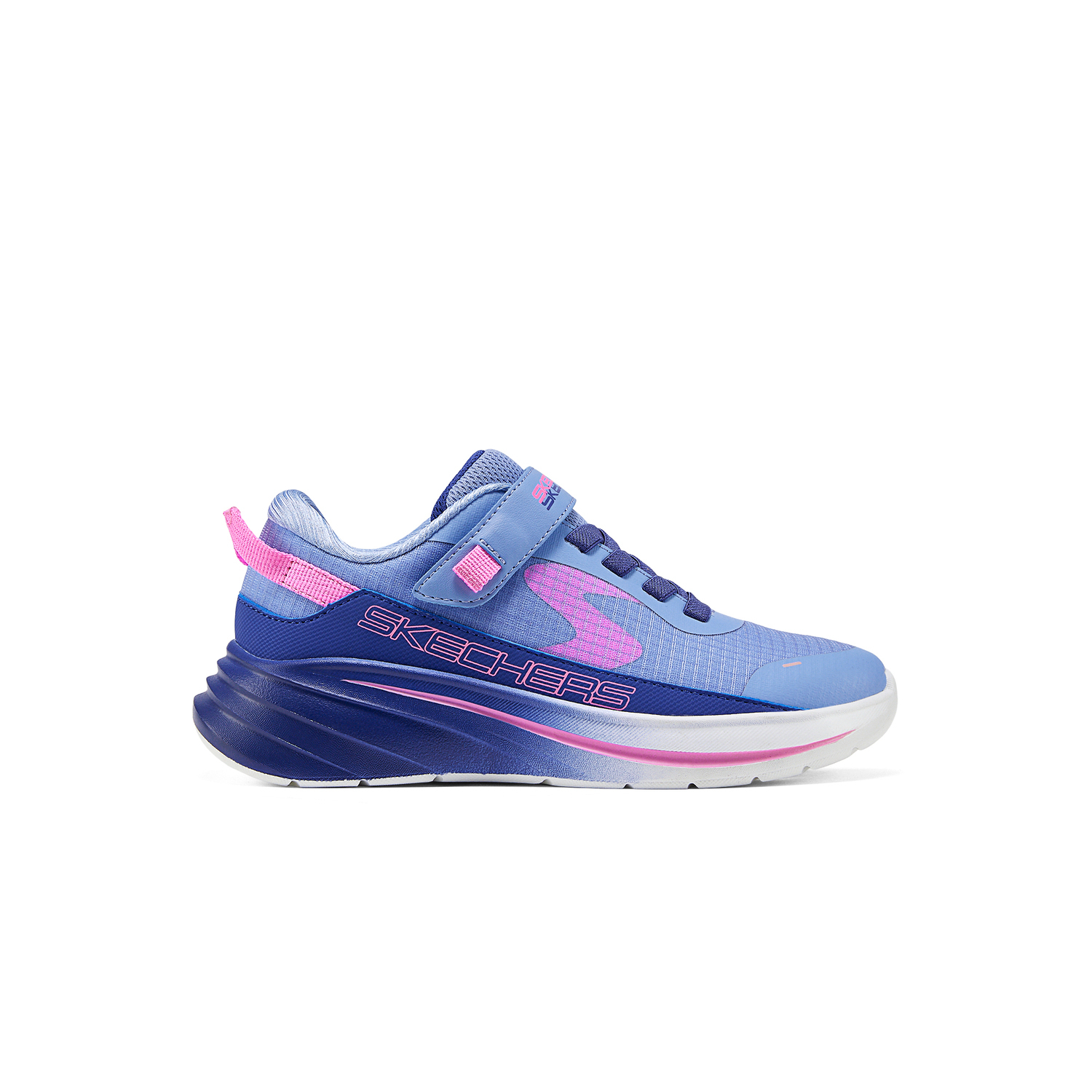 Дышащие низкие детские беговые кроссовки kids' Skechers Kids, синий — фото 2