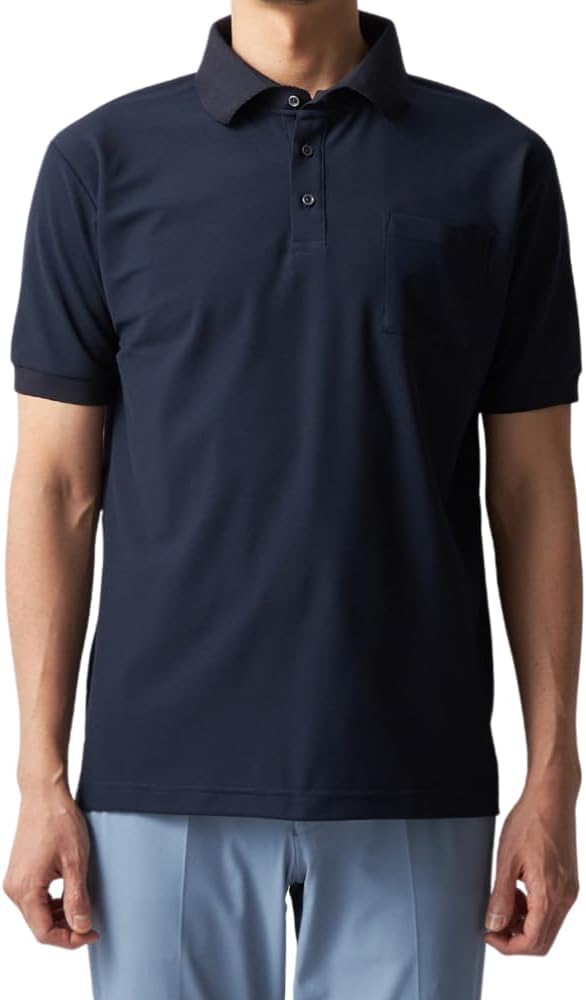 

Мужская поло-рубашка с коротким рукавом ORIHICA для деловых целей, темно-синий