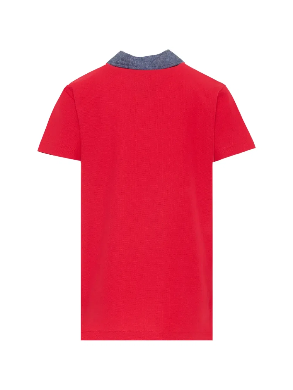 Рубашка-поло из пике с короткими рукавами Trussardi Junior, красный — фото 2