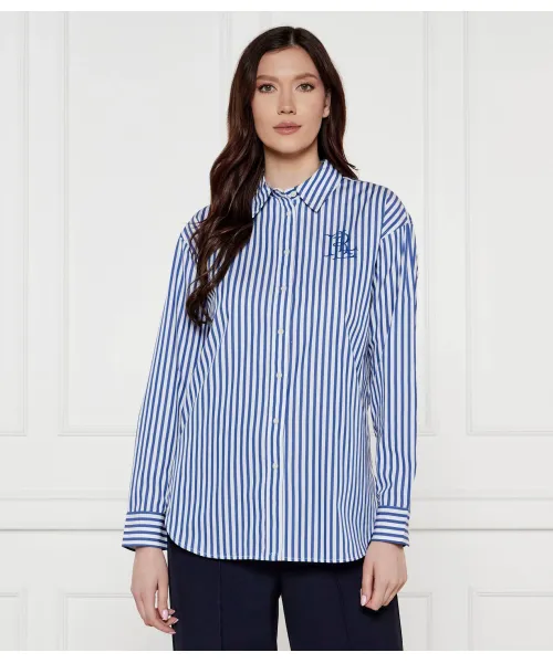 

Рубашка Relaxed fit Lauren Ralph Lauren, синий