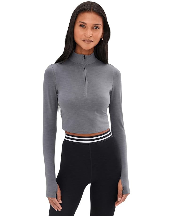

Женский топ Splits59 Stevie Active Rib 1/2 Zip, Heather/Grey