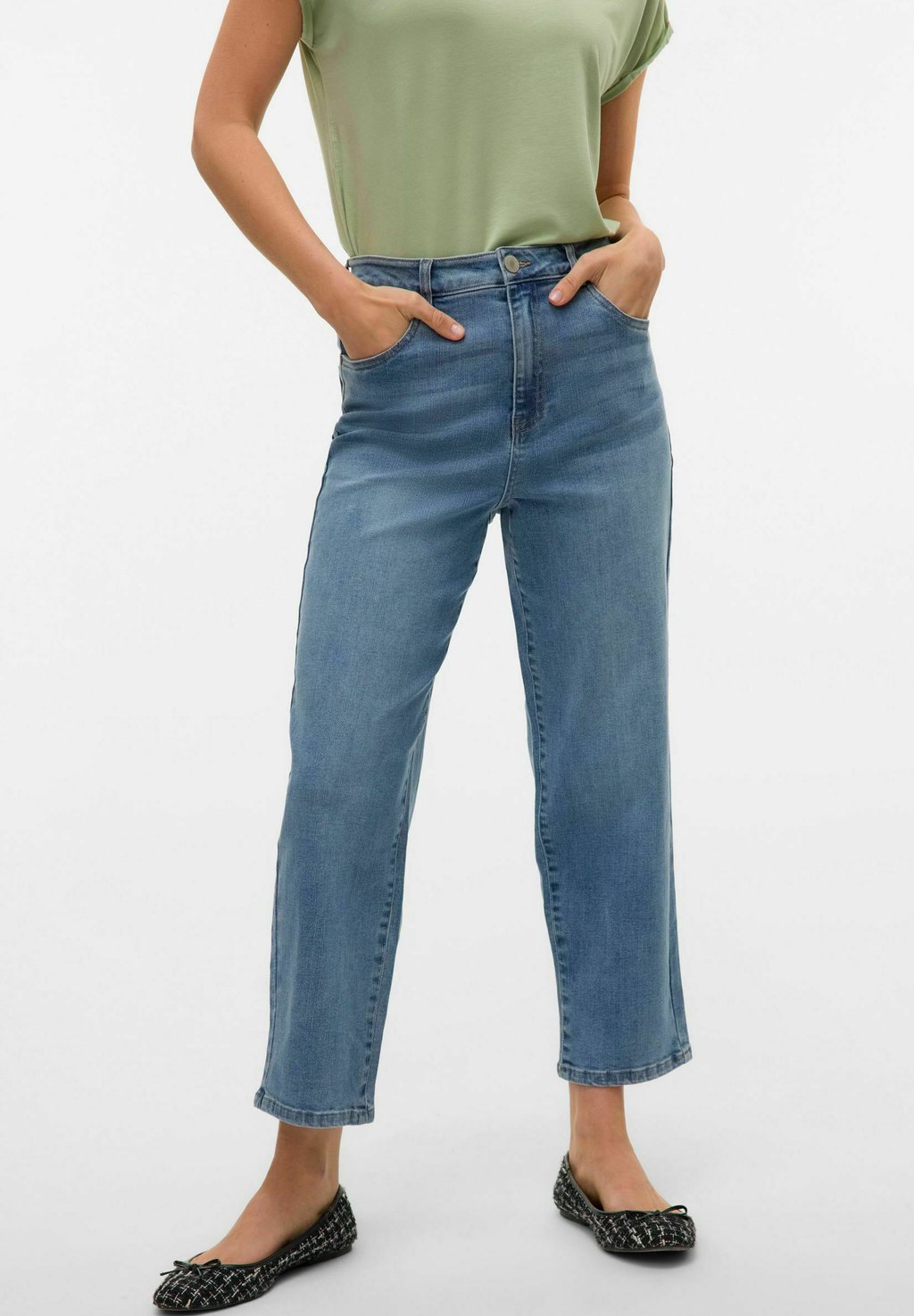 

Джинсы свободного кроя MOM VMBETTY HOHE TAILLE Vero Moda, деним