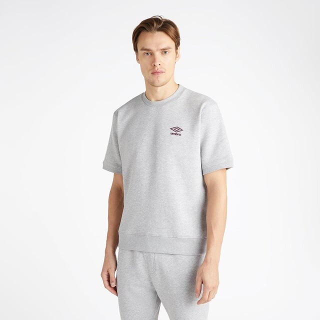 

Толстовка мужская с коротким рукавом Umbro, серый