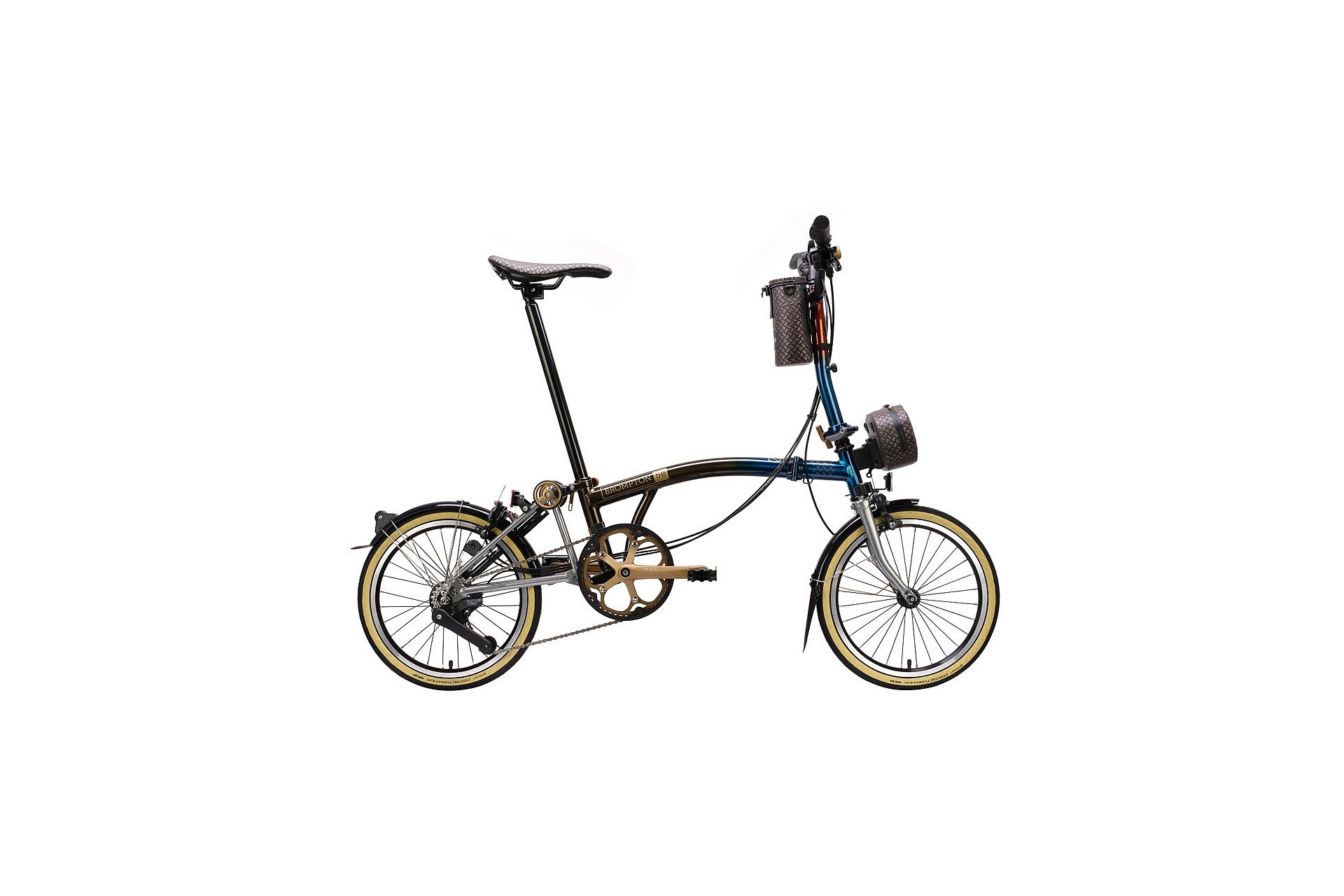 

Городской велосипед Brompton C line 1975 edition - 16 дюймов - faltrahmen - 2026, braun | thermal fade lacquer