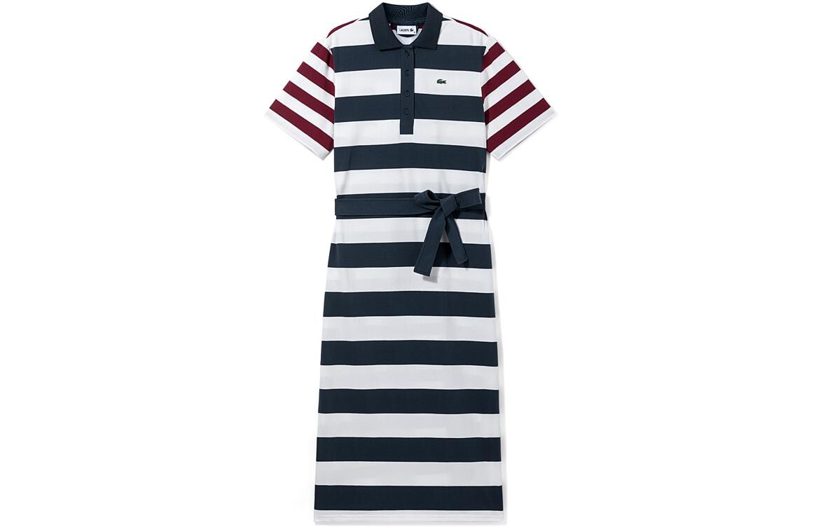 

Платье с короткими рукавами женское многоцветное Lacoste
