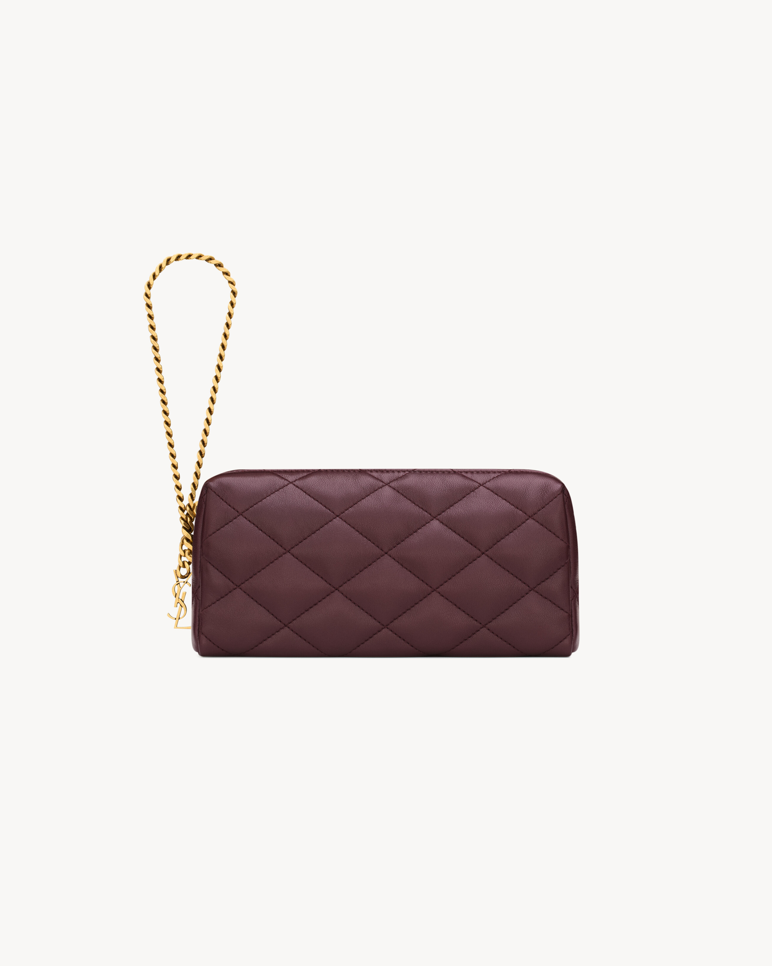 

Клатч CASSANDRE BIJOU из кожи ягненка Saint Laurent, бордо