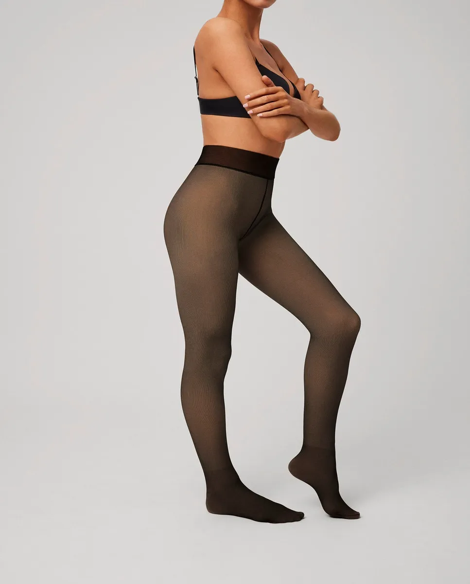 

Термо-колготки с эффектом прозрачности 190 ден YSABEL MORA Ysabel Mora, черный