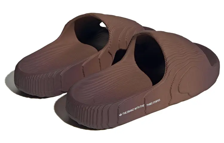 Шлепанцы и сланцы Adidas Originals Adilette 22 Slides Preloved Brown — фото 4
