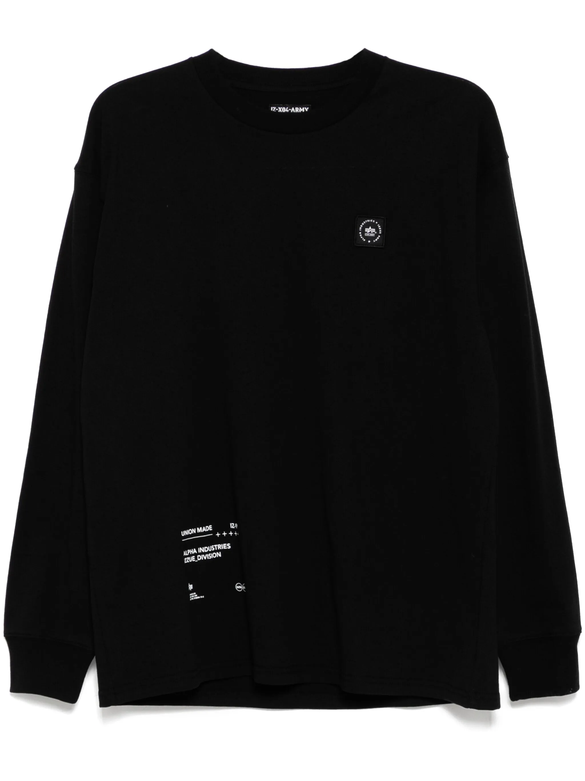 

Футболка с нашивкой-логотипом Izzue, черный