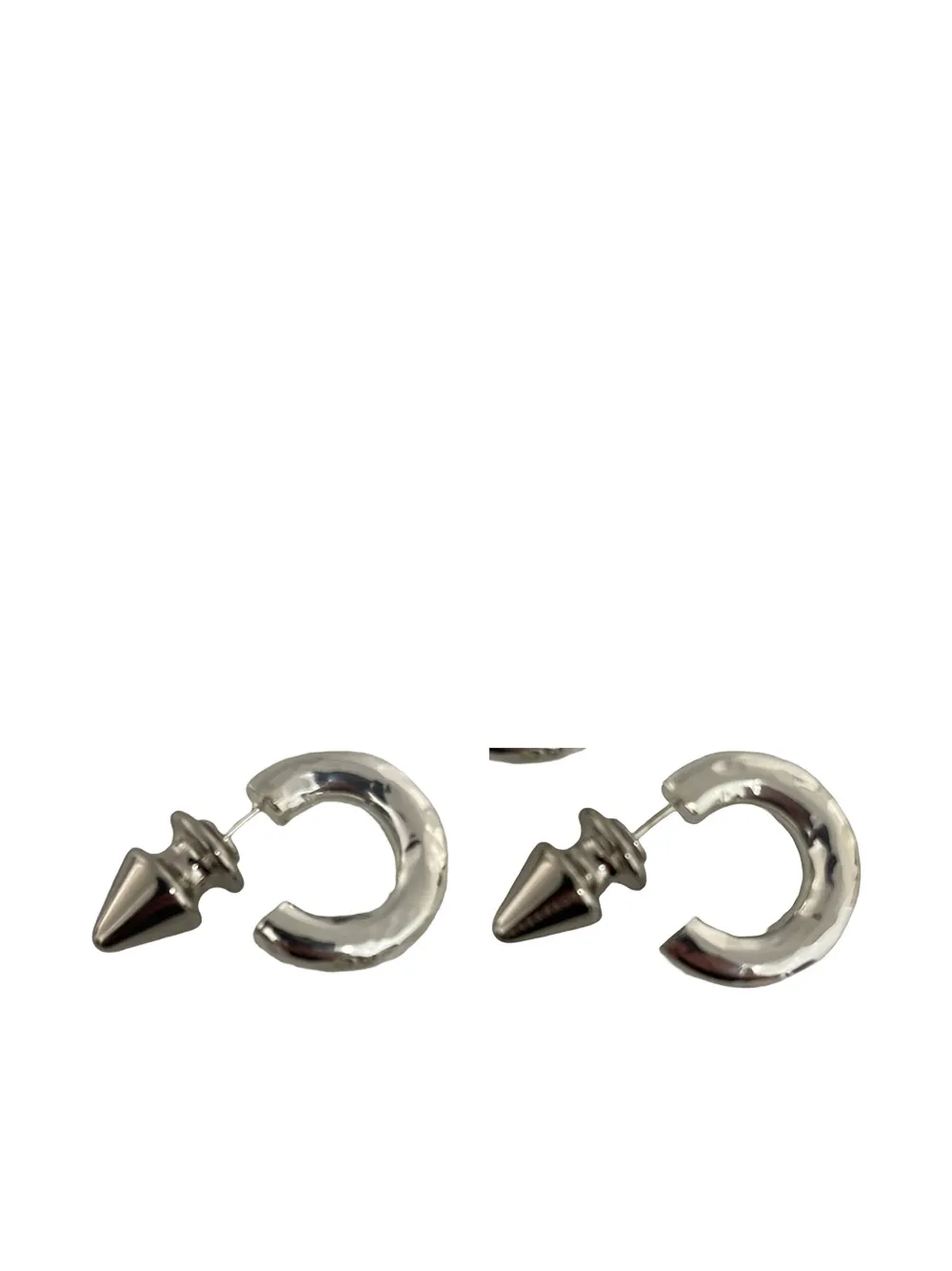 

Серьги-кольца с шипами Innerraum, серебристый