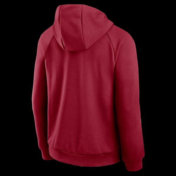 Мужская баскетбольная толстовка raglan dri-fit garnet florida state seminoles 2025 courtside Nike — фото 4