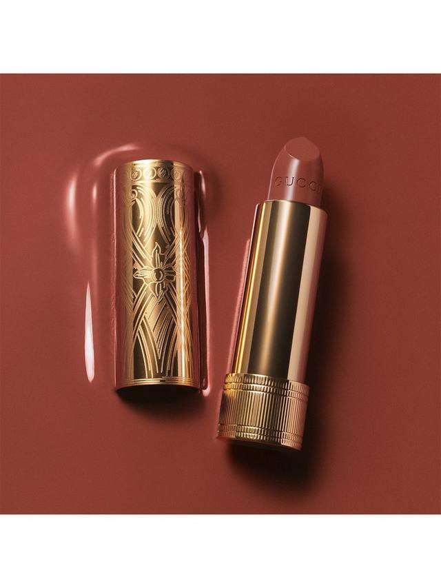 Сатиновый карандаш для губ Rouge À Lèvres Gucci, 122 Eliza Ginger — фото 2