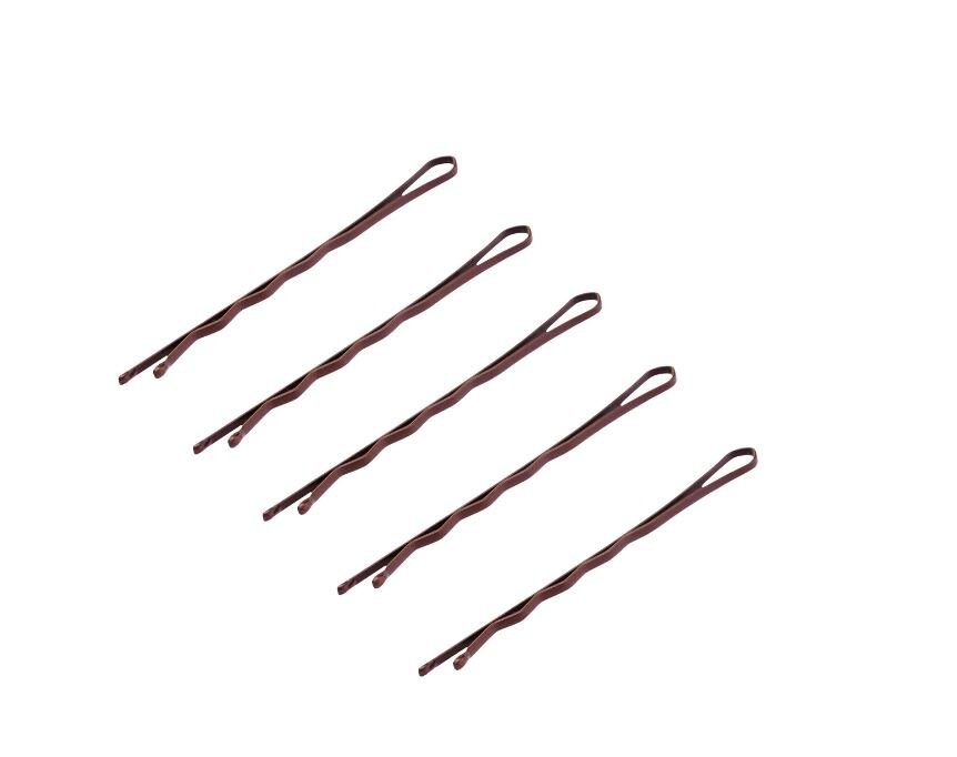 

Зажимы парикмахерские металлические гофрированные Е-57, латунь Active Shop