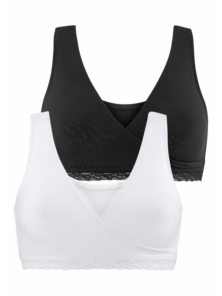 

Бюстгальтер для кормления PETITE FLEUR, цвет weiß+schwarz
