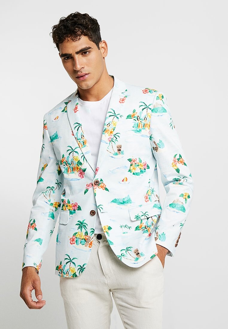 

Блейзер HAWAIIAN OppoSuits, Светло-синий