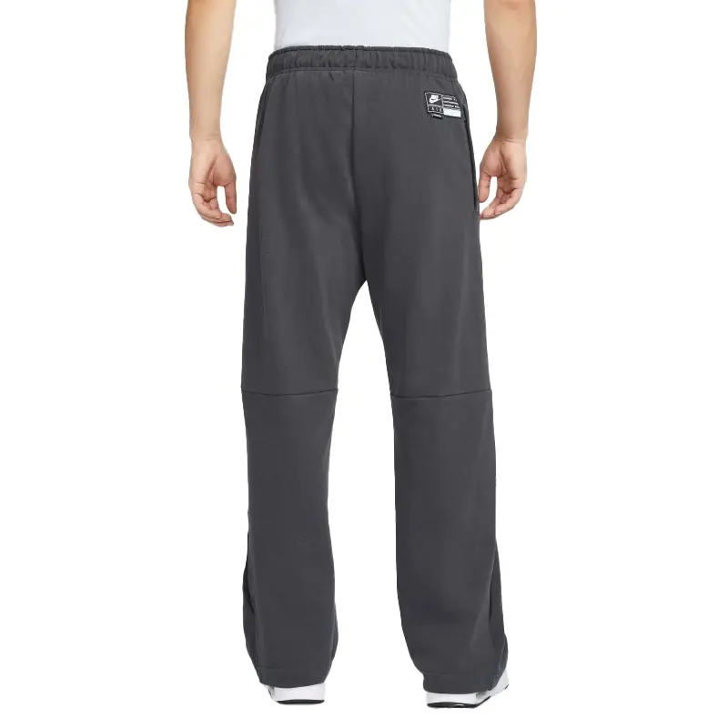 Брюки Air AS M AIR FLC PANT OH BFT повседневные мужские Nike, черный/серый — фото 4