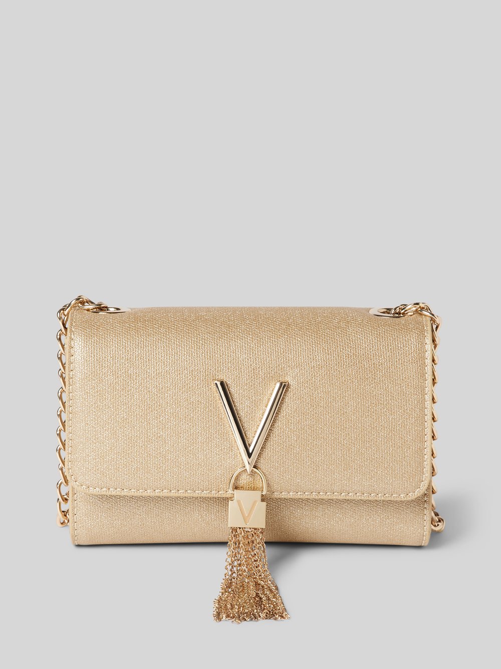 

Сумка через плечо с этикеткой, модель «Divina» VALENTINO BAGS, золотой