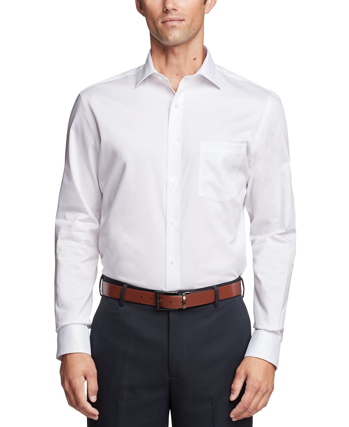 

Мужская классическая рубашка обычного кроя Ultraflex Van Heusen