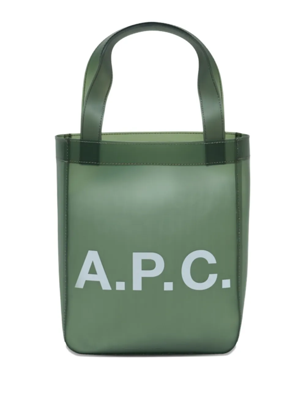 

Сумка-шоппер с двумя ручками A.P.C., зеленый