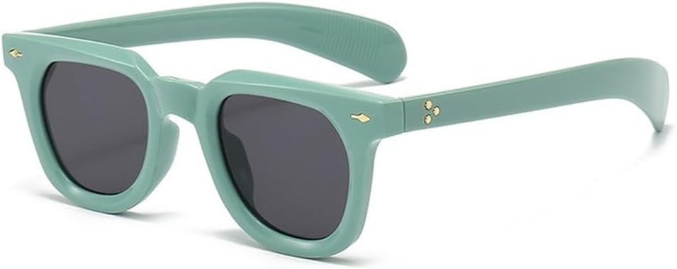 

Популярные женские солнцезащитные очки, мужские винтажные очки с заклепками, панк-стиль, женские солнцезащитные очки с защитой от УФ-излучения UV400, модные мужские солнцезащитные очки TVTBBVV, Green