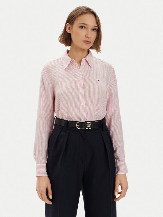 

Рубашка стандартного кроя Tommy Hilfiger, розовый