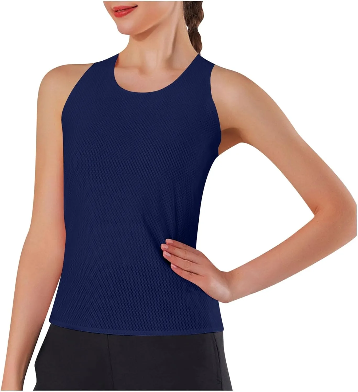 

Женский майка для тренировок без рукавов легкая OSFVNOXV