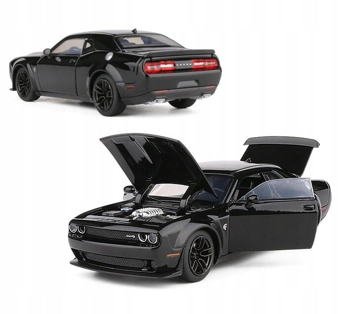 

Модель Dodge Challenger Hellcat Srt Metal 1:32 - Открытая R2