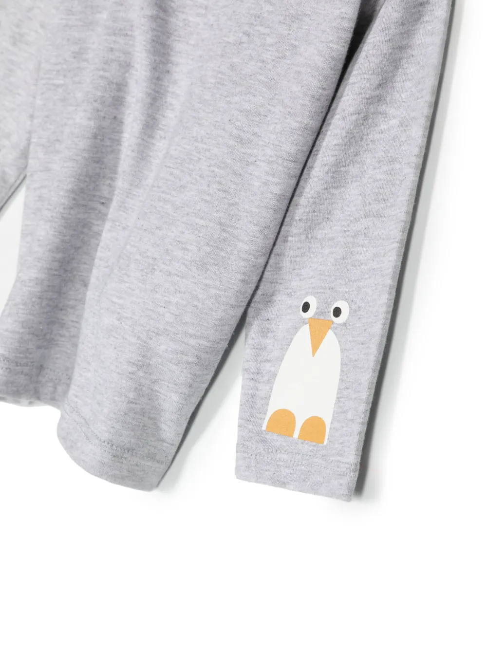 Футболка с графичным принтом Stella McCartney Kids, серый — фото 3