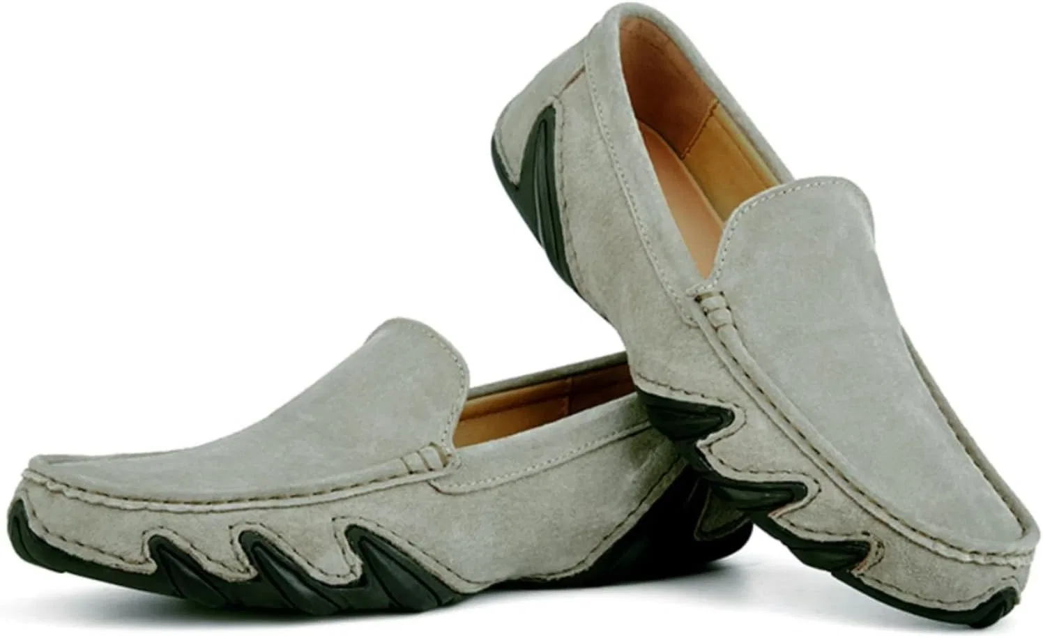 Лоферы кожаные Aimery, Grey