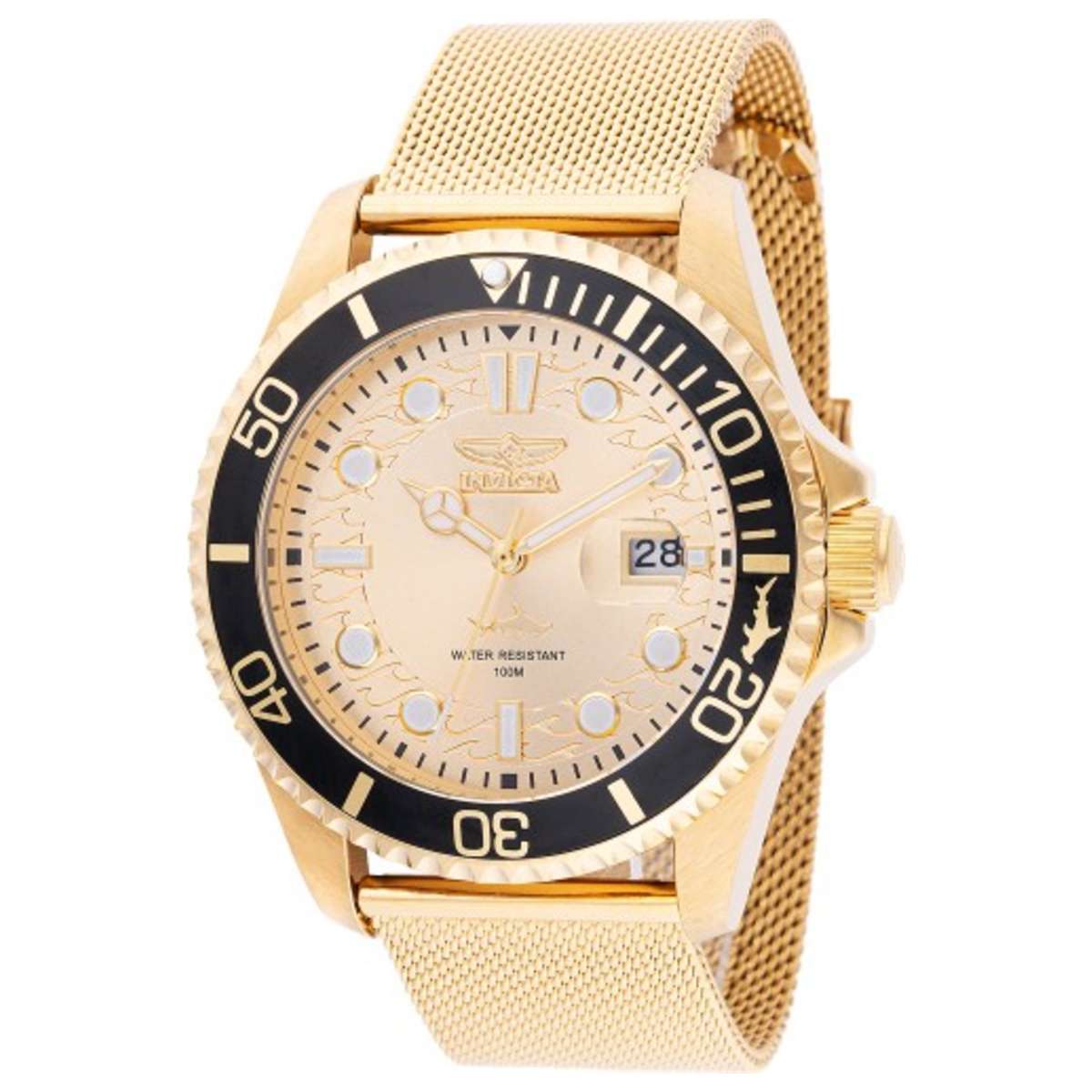 

Invicta Мужские кварцевые часы Pro Diver 43 мм, серебряный/черный
