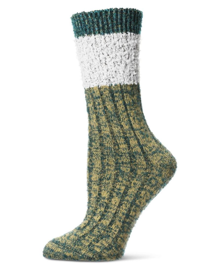 

Женские носки Distinctone Stripe Soft-Fit из шерстяной смеси MeMoi, Forest green