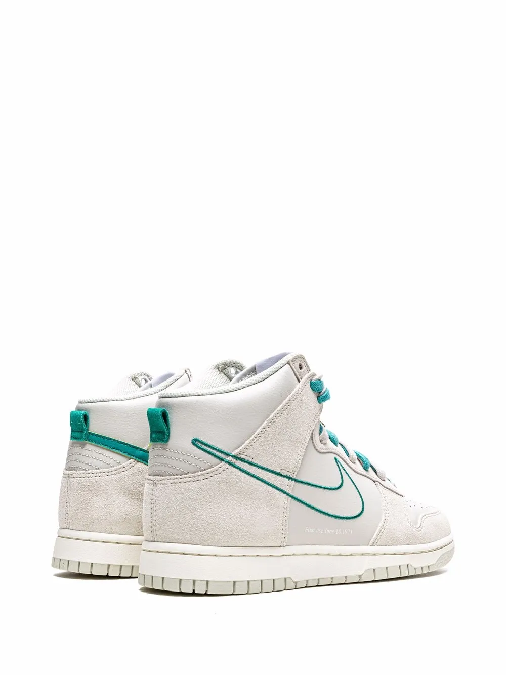 Кроссовки Dunk High SE First Use - Green Noise Nike, нейтральный — фото 3