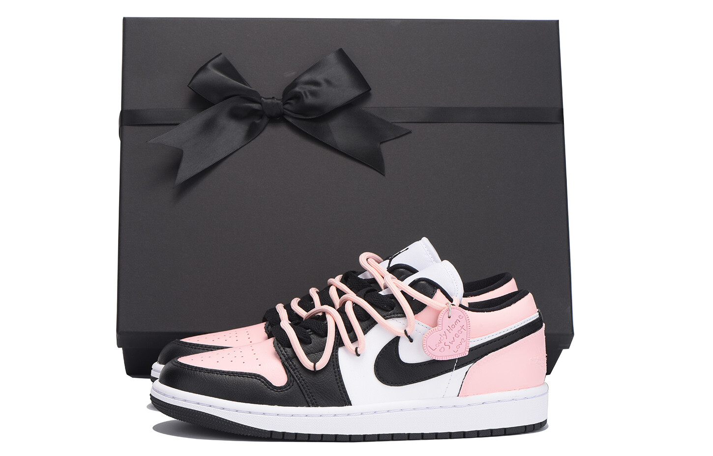 

Кроссовки Air Jordan 1 Vintage Basketball Shoes Women's Low-Top Pink, розовый