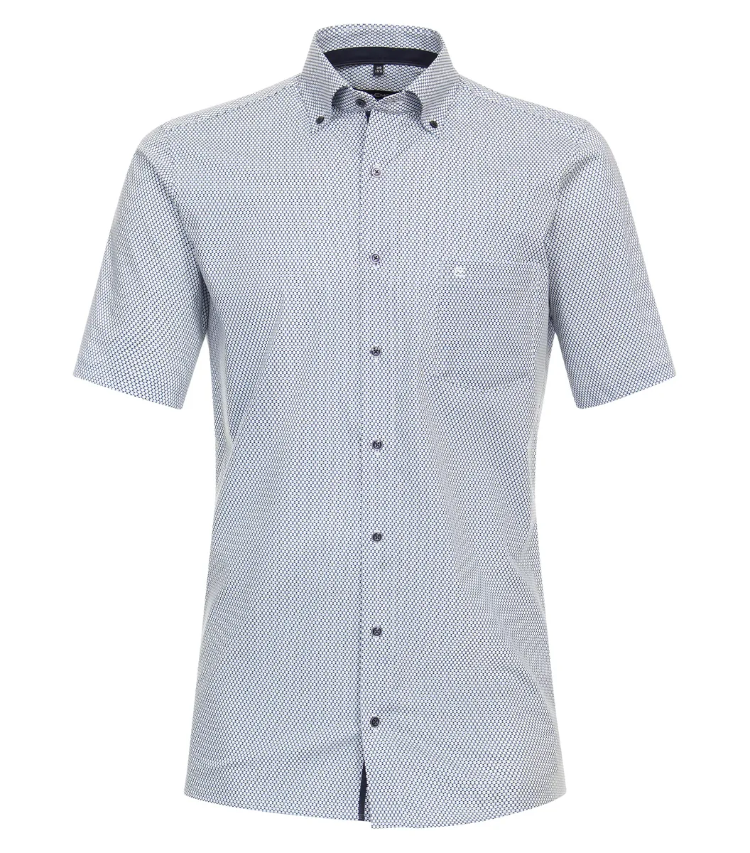 

Деловая рубашка CASAMODA "Деловая рубашка CASAMODA с коротким рукавом с принтом", синий