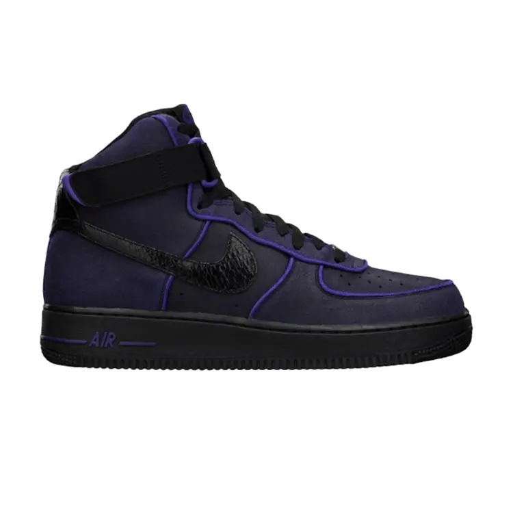 

Кроссовки Nike Air Force 1 High 'Black Court Purple', черный