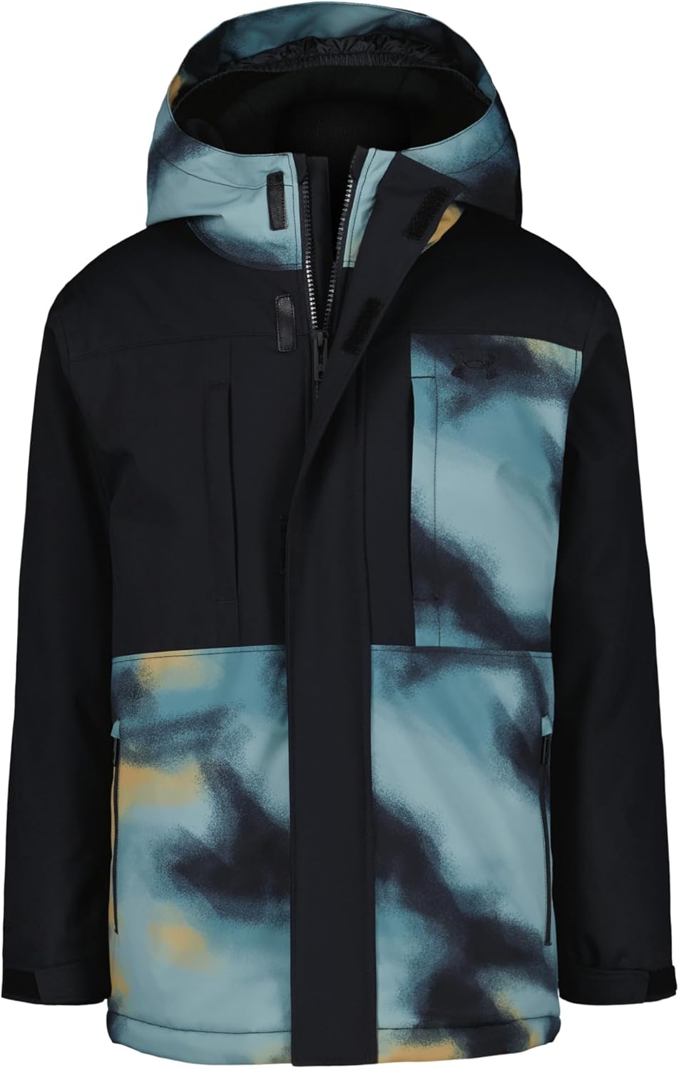 

Куртка Under Armour boys Powderhound, утепленная для гор, лыж и снежных игр, Jasper Blue