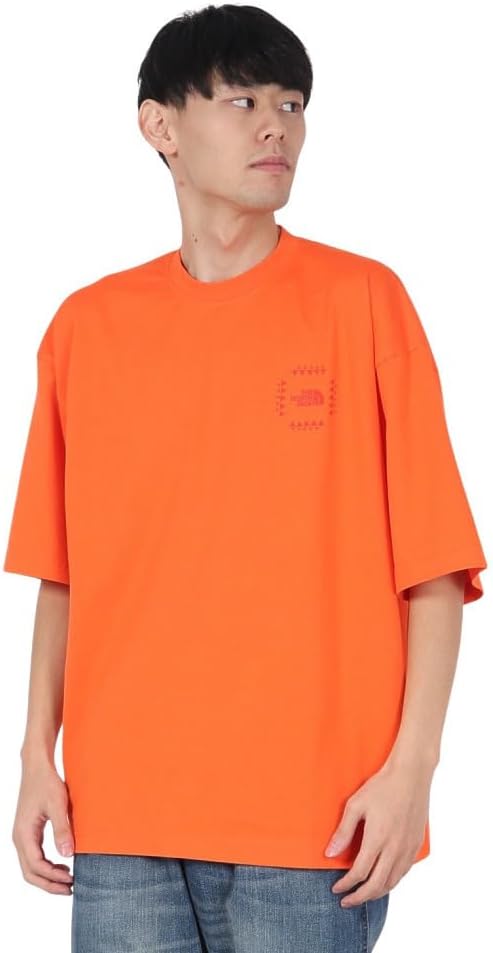 

Футболка с коротким рукавом THE NORTH FACE в стиле ретро с логотипом-банданой, оранжевый