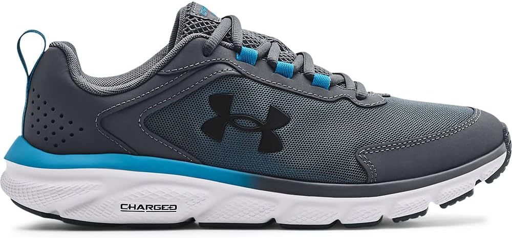 Мужские кроссовки для бега Under Armour Charged Assert 9, серый/черный — фото 4