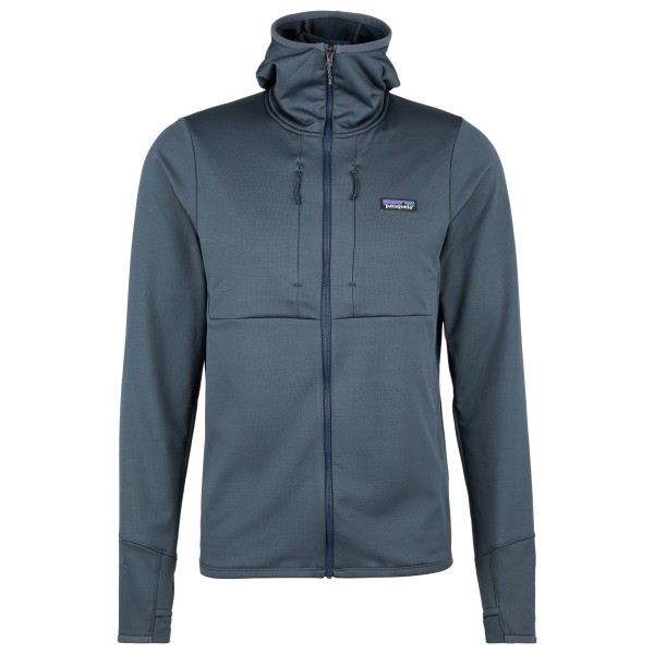 

Тепловая толстовка с капюшоном на молнии R1 - флисовая куртка Patagonia, Smolder Blue