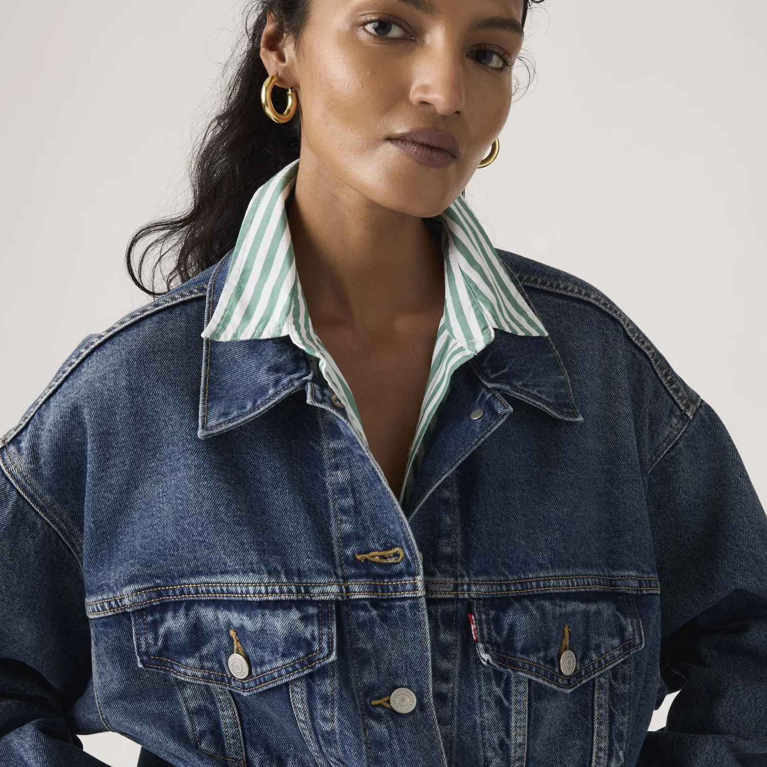 Куртка дальнобойщика 90-х Levi's, Dark Wash — фото 2