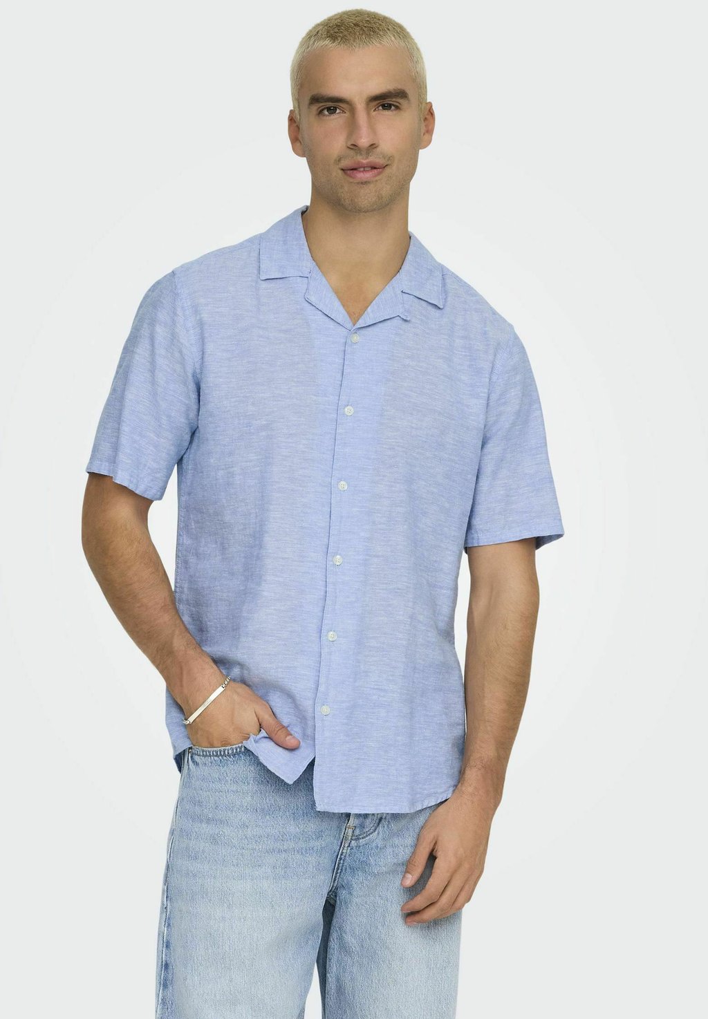 

Рубашка ONSCAIDEN LIFE SOLID RESORT Only & Sons, синий
