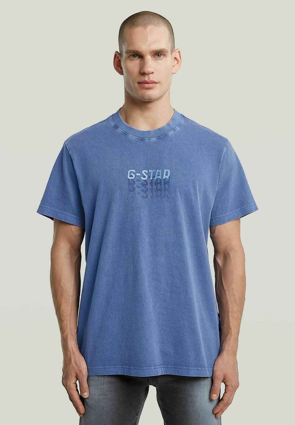 

Базовая футболка MULTI LOGO OVERDYED G-STAR, синий