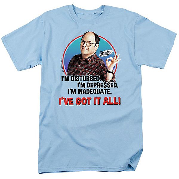 

Футболка с коротким рукавом Seinfeld George All Licensed Character