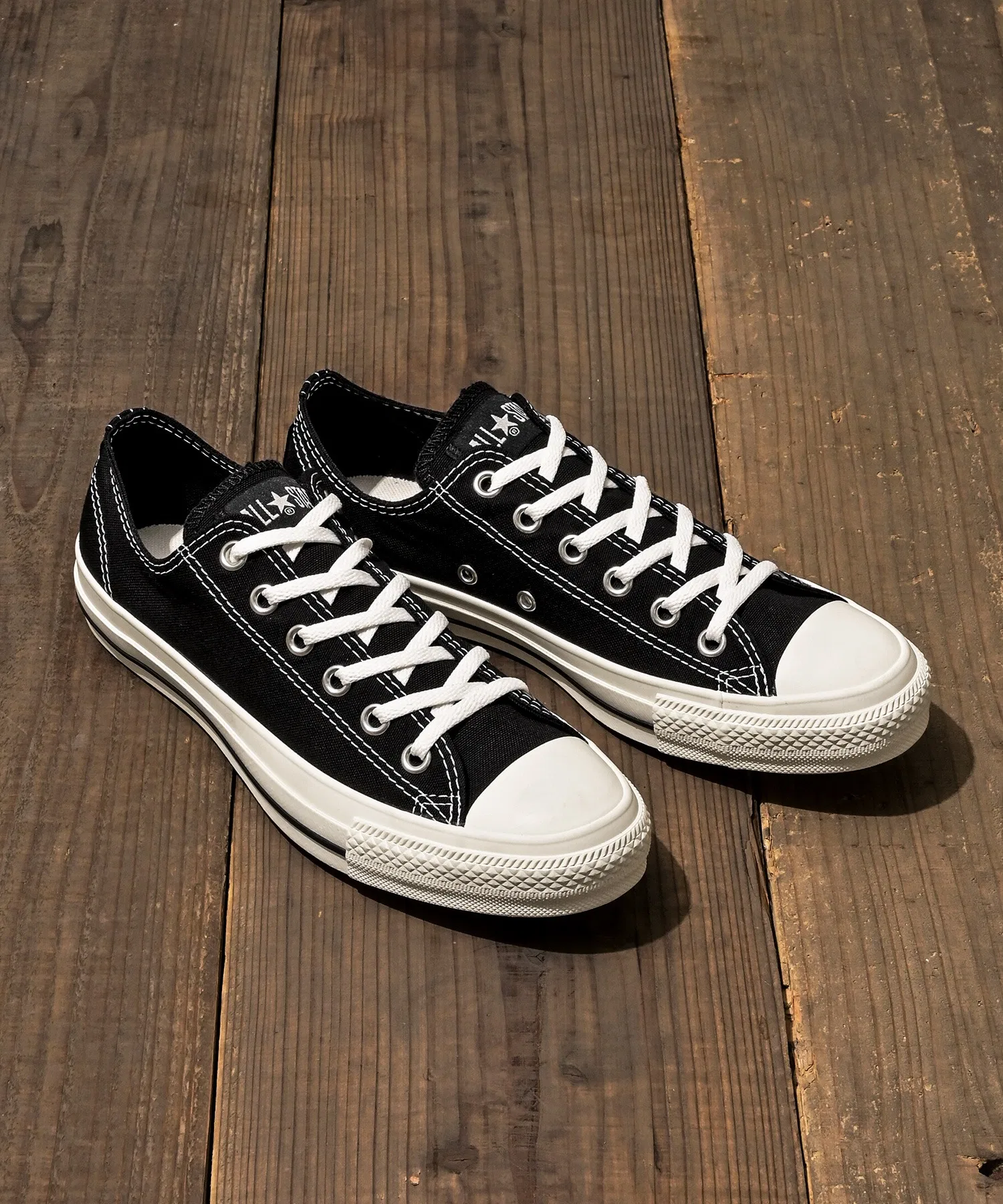 Унисекс кеды из канваса CONVERSE CV AS STITCH OX чёрные — фото 4